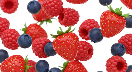 Mixed Berries Pattern Design