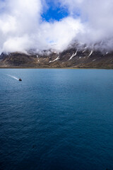 Landscapes of Fortuna Bay, South Georgia