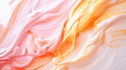 Obraz premium Flowing energy in acrylic painting: a vibrant close-up for artistic inspiration