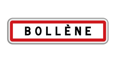 Panneau de Bollène, Vaucluse, Provence-Alpes-Côte d'Azur