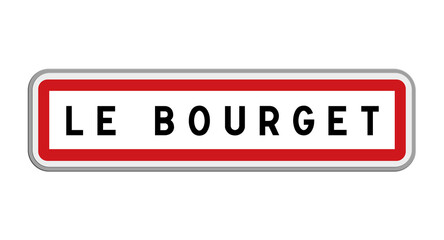 Panneau de Le Bourget, Seine-Saint-Denis, Île-de-France