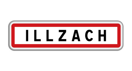 Panneau d'Illzach, Haut-Rhin, Grand Est