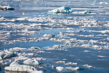 Jökulsárlón, the glacier lagoon in Iceland