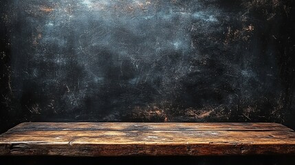 Dark Texture Chalkboard and Grunge Black Board  Rustic Vintage Background for Design and Presentation