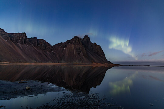 aurora borealis, northern lights in Iceland