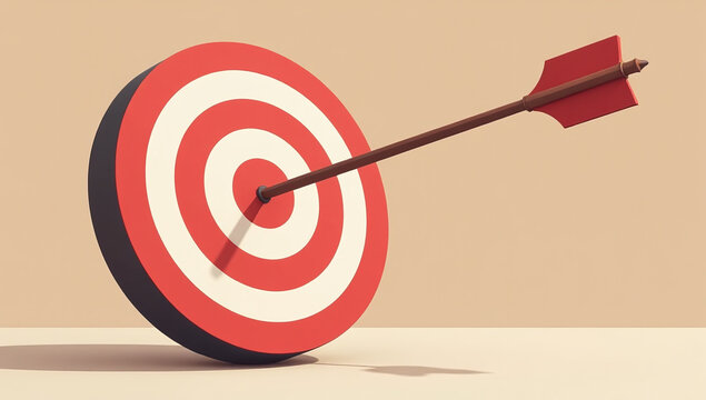 target isolated object business illustration drawing marketing