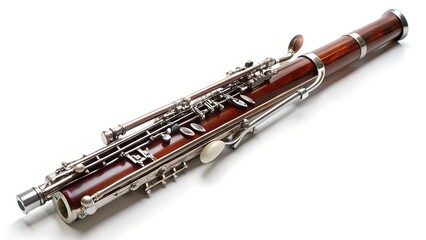 saxophone on white background