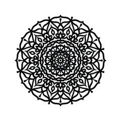  Mandala Coloring book line art vector illustration. Vector abstract mandala pattern. Hand drawn doodle mandalas coloring book