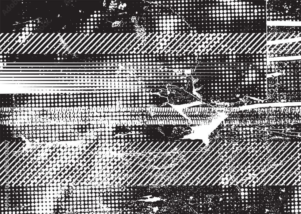 Poster glitch distorted grunge layer . noise destroyed texture. checkered race grunge flag . overlay grunge