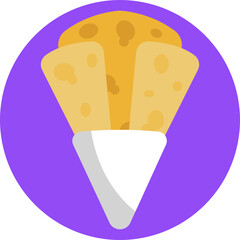 French Pancake – Represents a thin, delicate pancake often filled with sweet or savory ingredients.
