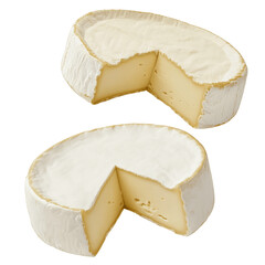 Brie Cheese Wheel and Slices