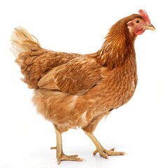 Fototapeta premium chicken on a white background