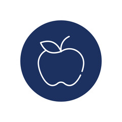 Apple  icon vector stock illustration