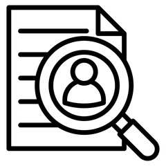 Recruitment Icon Element For Design
