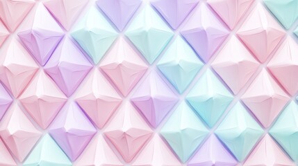 Abstract Geometric Pattern in Pastel Colors A Seamless Background for Design and Decor