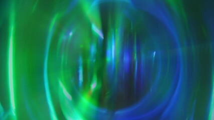 A hypnotic holographic glow radiates through a shifting prism of neon brilliance - Powered by Adobe