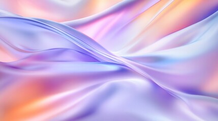 Abstract Pastel Waves Soft Gradient Colors in Motion Design for Creative Projects