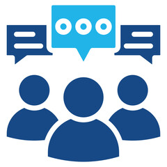 Team Chat Icon Element For Design