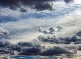 storm clouds in the sky