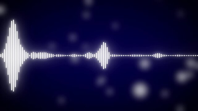 Abstract music waves oscillation. Sound wave rhythm background, technology concept, Sound waves Music equalizer. Audio spectrum wave effect. Line digital minimalist voice and symbol technology