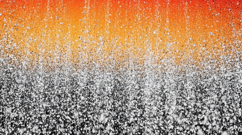 Poster fiery sparkles abstract orange and black particle explosion.