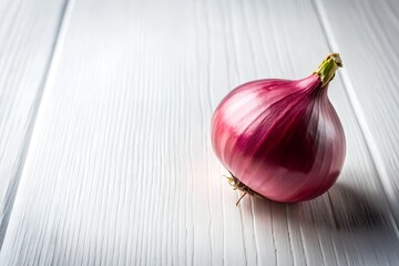 Onion (Shallot) on White Background