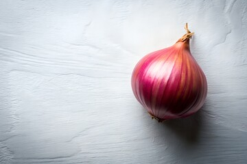 Onion (Shallot) on White Background