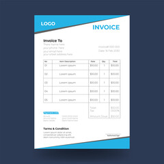 Professoinal invoice template design