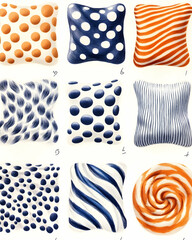 Obraz premium Decorative Throw Pillows Patterns