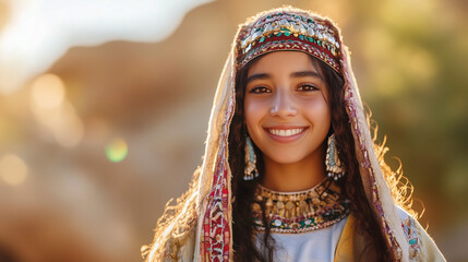 beautiful Egyptian girl.