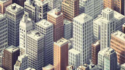 Obraz premium Skyscrapers buildings label tower office city architecture badge house business apartment vector illustration