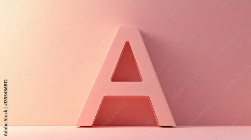 Poster font space alphabet typeface script with minimal design typographic modern graphic vector illustrati