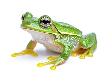 Obraz premium Frog isolated on white background