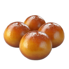 Fototapeta premium Delightful Pakistani gulab jamun served on a clean surface for dessert lovers