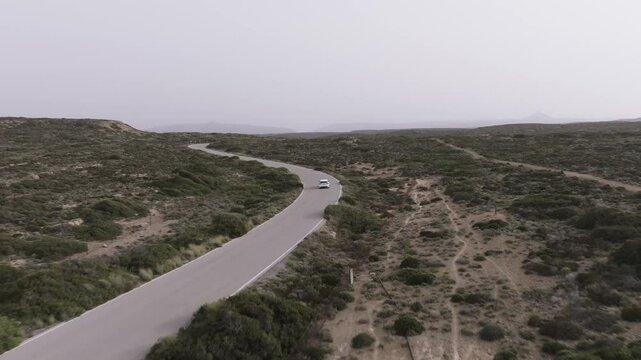 Crete Car Chase Aerial View