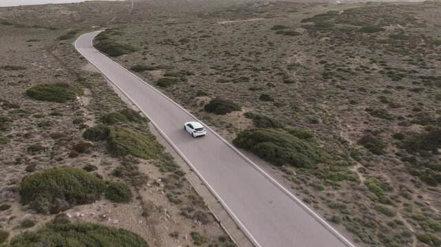 Crete Car Chase Aerial View