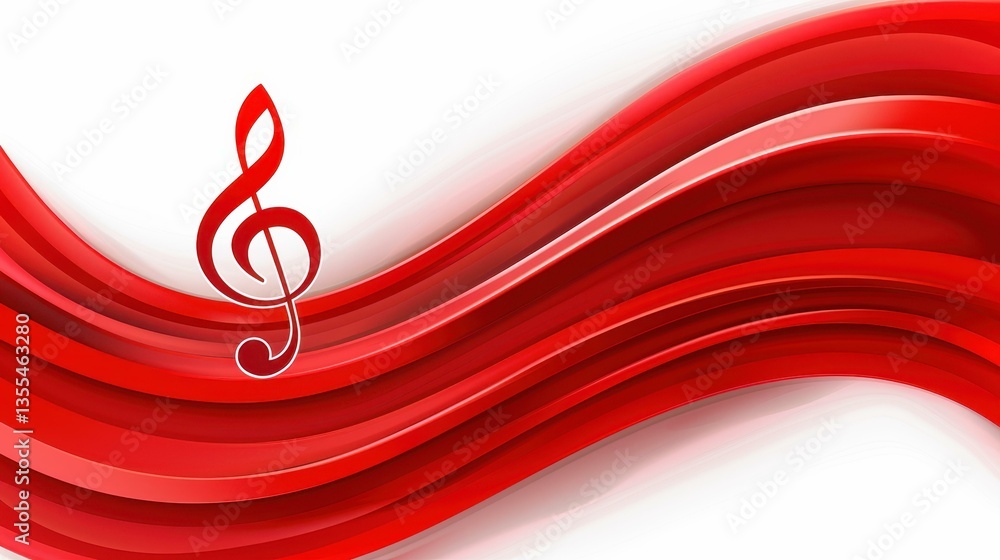 Poster dive into a vibrant world of sound with this stunning vector illustration featuring abstract music n