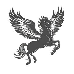 Obraz premium Majestic Pegasus in Flight.