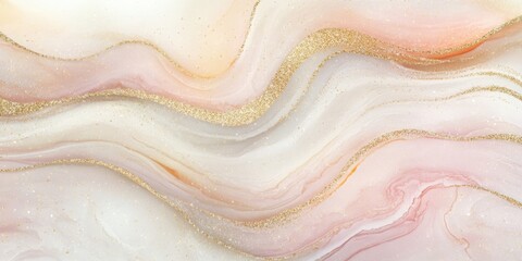 Fondo abstracto en tonos rosados y dorados