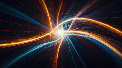 Colorful Light Painting Effect

