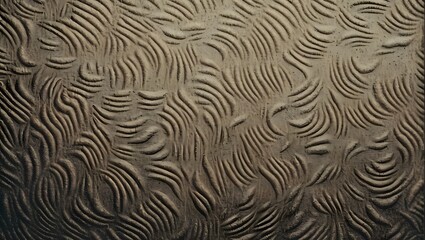 Wavy sand texture with abstract patterns