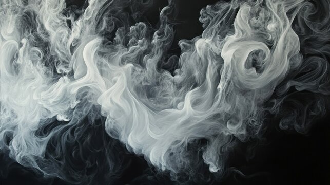 Imagenes de humo blanco en fondo negro