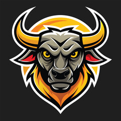Red Bull Logo – Fierce Ox Head Mascot – Esports, Gaming, Sports