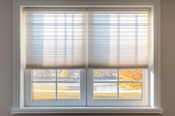 Fototapeta premium An elegant interior featuring electric shades