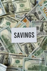 Concept of saving money for personal purpose. Vertical shot.