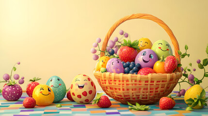 rabbit, cartoon, illustration, fun, cute, design, art, card,easter, egg, decoration, ornament, holiday, celebration, eggs, season, spring, pattern, symbol, design, gift, seasonal