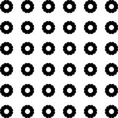 Floral Vector Pattern. Two-color bright spring Flower Ornament Pattern Background - floral graphic design element for web or print.