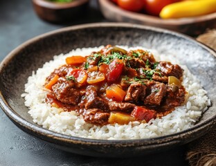 Beef Stew with Rice: A Hearty and Flavorful Dinner
