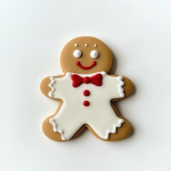 Fototapeta premium Adorable Gingerbread Man Cookie - Festive Holiday Treat