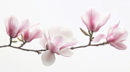 Fototapeta premium Ramo de flores de magnolia en colores suaves